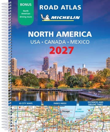 9782067272187 USA - Canada - Mexico 2027 Road Atlas (A4-S..., Verzenden, Nieuw, Michelin