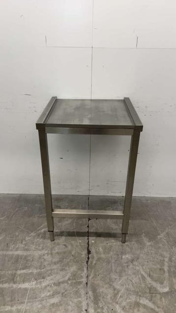 RVS Afvoertafel t.b.v. doorschuifvaatwasser 60 x 60 x 93.5, Ophalen of Verzenden, Gebruikt