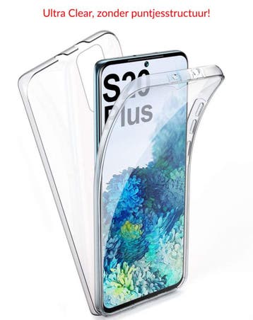 Galaxy S20 Plus 360° Ultra Clear Hybrid PC + TPU Hoesje, Ophalen of Verzenden, Nieuw