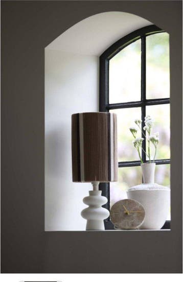 2dekans | Light & Living Lampenkap Medan - Donkerbruin -, Huis en Inrichting, Woonaccessoires | Overige, Ophalen of Verzenden
