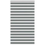 vidaXL Zebra rolgordijn 135x230 cm stofbreedte 130,9 cm, Verzenden, Nieuw, Grijs