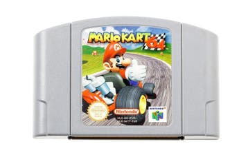 Mario Kart 64 [Nintendo 64], Spelcomputers en Games, Games | Nintendo 64, Ophalen of Verzenden, Zo goed als nieuw