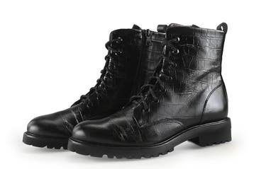 Piedi Nudi Veterboots in maat 40 Zwart, Kleding | Dames, Schoenen, Verzenden, Zwart, Overige typen, Zo goed als nieuw
