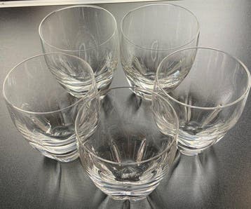 Lalique - Drinkglas (5) - Kristal, Antiek en Kunst