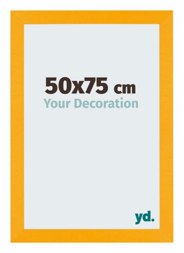 Fotolijst 50x75 cm - Geel - MDF - Mura, Verzenden, Nieuw