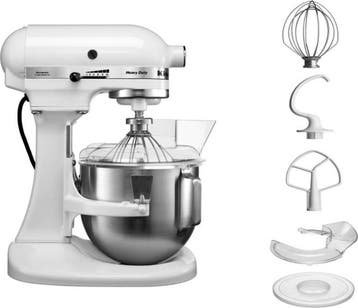 KitchenAid Heavy Duty Keukenmachine 5KPM5EWH - Keukenmachine, Ophalen of Verzenden, Gebruikt