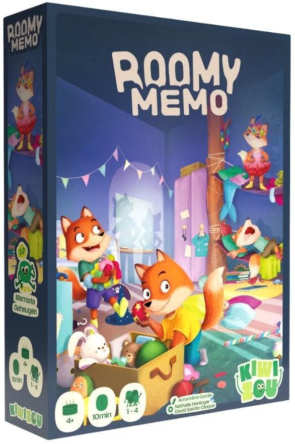 Roomy Memo - Kaartspel | Kiwizou - Kaartspellen, Hobby en Vrije tijd, Gezelschapsspellen | Kaartspellen, Nieuw, Verzenden