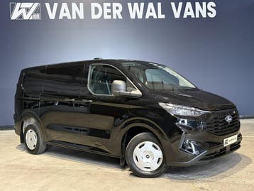 Ford Transit Custom 2.0 TDCI 136pk L1H1 Euro6 Airco | Camera, Stof, Gebruikt, Zwart, Dealer onderhouden
