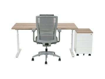 Bureau TUBE wit eiken 120x80, Ophalen of Verzenden, Nieuw in verpakking