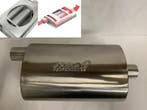 MAX Turbo Style Flo Performance rvs uitlaat demper 2,25 inch, Ophalen of Verzenden, Nieuw