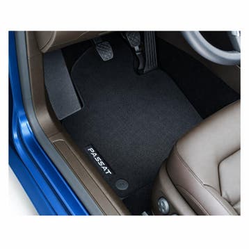 Volkswagen Passat (B7) velours mattenset - satijnzwart, Ophalen of Verzenden, Nieuw