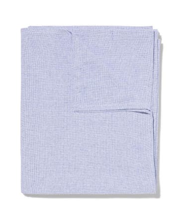 HEMA Tafelkleed blauw chambray katoen 140x240, Verzenden, Nieuw, Blauw