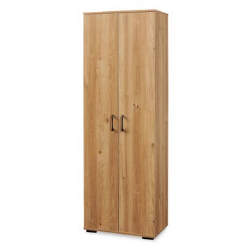 Opbergkast Chalvefted met 2 deuren 175x60x35 cm eikenkleurig, Verzenden, Nieuw