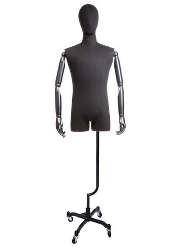 *TIP*  VINTAGE 3/4 TORSO HEER MERK GRUPPO CORSO ZWART /, Ophalen of Verzenden