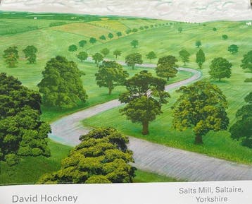 David Hockney - Green Valley, 2008, copyright David, Printed