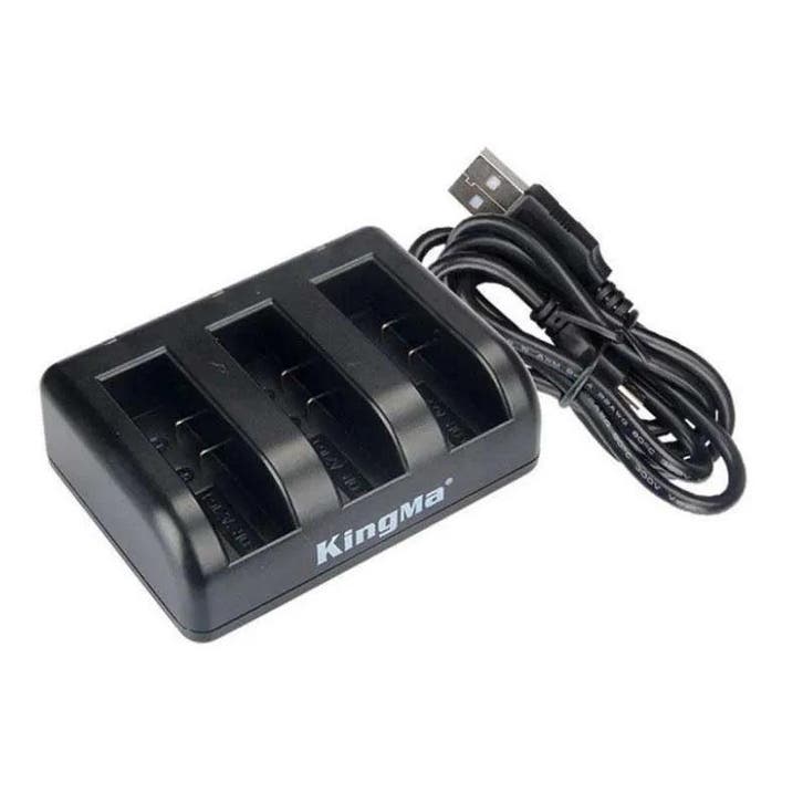 KingMa Triple USB-lader voor Xiaoyi 4K (Nieuw), Audio, Tv en Foto, Fotografie | Fotostudio en Toebehoren, Nieuw, Verzenden
