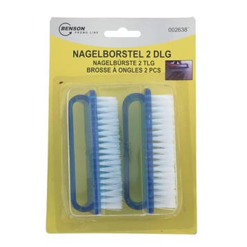 Benson Set nagelborstels - stevig - plastic handvat - 8 c..., Ophalen of Verzenden, Nieuw