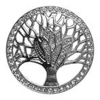 Fako Bijoux - Magneet Broche XL - Levensboom Kristal - Tree, Verzenden, Nieuw