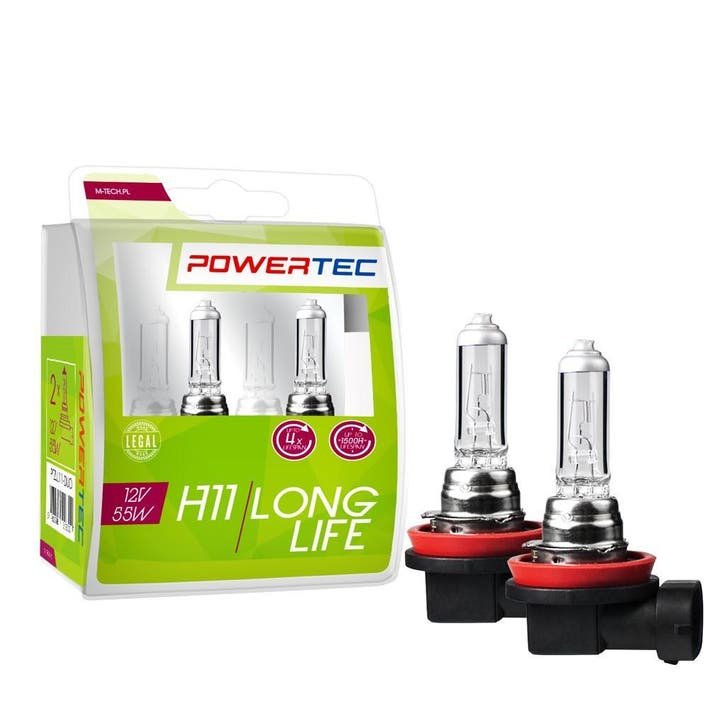 Powertec H11 12V - Long Life - Set, Auto-onderdelen, Verlichting, Nieuw, Alfa Romeo, Amerikaanse onderdelen, Audi, BMW, Citroën