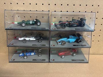IXO 1:43 - Modelauto (6) - Assorted F1 models, Nieuw