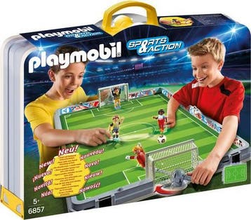 Playmobil Meeneem Voetbalstadion - 6857 (Compleet in doos), Verzenden, Zo goed als nieuw