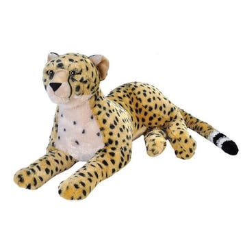 Wild Republic cheetah knuffel - pluche - 76 cm - extra, Verzenden, Nieuw