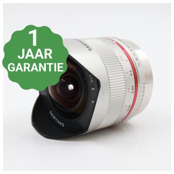 10% korting | Samyang 8mm f/2.8 UMC Fisheye II Fujifilm X, Verzenden, Gebruikt