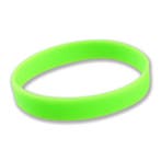 Siliconen armband neon groen - Polsbandjes, Ophalen of Verzenden, Nieuw