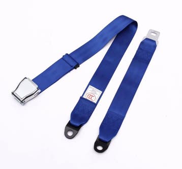 2 Point Airplane Buckle Lap Seat Belts Blue, Ophalen of Verzenden, Nieuw