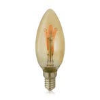 LED FILAMENT E14 KAARS AMBER 1.6W, Huis en Inrichting, Lampen | Overige, Nieuw