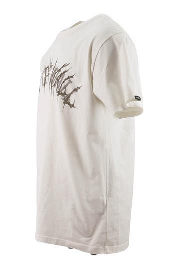 Vans T-shirt in maat L Wit, Verzenden, Gedragen, Wit, Vans
