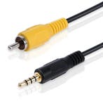 3.5mm naar RCA Video Kabel (Nieuw), Verzenden, Nieuw