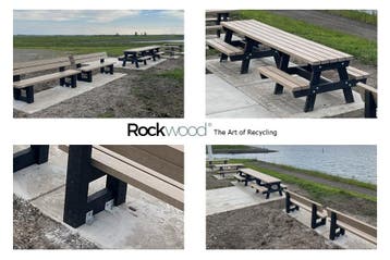 Rockwood® Tuinset Community - Zwaar Kunststof - Sand Beige, Ophalen of Verzenden, Nieuw, Hout