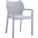 (MDK-105015) Siesta Diva 4-pootsstoel lichtgrijs, Ophalen of Verzenden, Nieuw