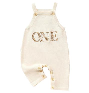 Gebreide jumpsuit met One er op geborduurd, Kinderen en Baby's, Babykleding | Maat 80, Nieuw, Sweet-One, Pakje, Verzenden