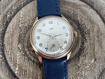 Lip - Incabloc - cal. R254 - sub second - Zonder, Sieraden, Tassen en Uiterlijk, Horloges | Heren, Nieuw
