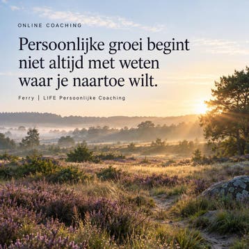 Coach voor persoonlijke groei en meer helderheid, Persoonlijke ontwikkeling