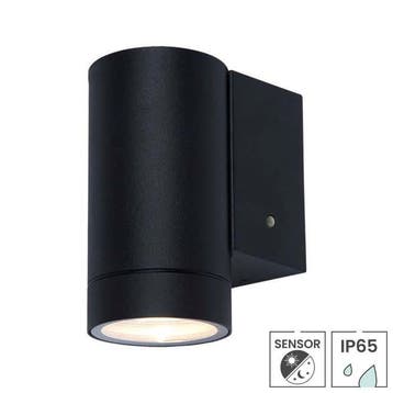 Buitenlamp met sensor Trento | Schemersensor | GU10 fitting, Verzenden, Minder dan 50 watt, Wandlamp, Nieuw