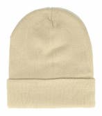 Beanie Muts - Basic - Unisex - Beige, Nieuw