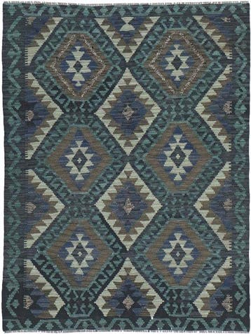 Handgeweven Designer Kelim – Afghan Design - Kelim - 170 cm, Nieuw