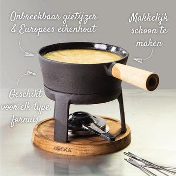 2dekans | Boska Fondueset Pro - Kaas fondue - voor Iedere, Witgoed en Apparatuur, Gourmetstellen, Ophalen of Verzenden, Zo goed als nieuw