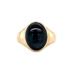 Gouden vintage ring met stersaffier 14 krt, Ophalen of Verzenden, Nieuw
