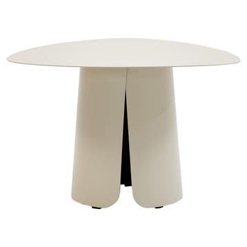 Zaffira lounge tuintafel 60x60xH39 cm aluminium latte, Tuin en Terras, Tuintafels, Ophalen of Verzenden, Nieuw, Aluminium