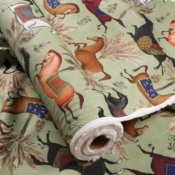 GCFabrics – Cavalli Reali nel Giardino delle Palme –