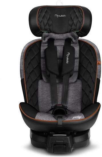 Nukido Prestige Line Autostoel Zwart/Grijs 0-36kg ISOFIX, Ophalen of Verzenden, Nieuw