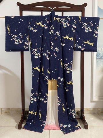 Japanse traditionele kimono - textiel - Japan - 20e eeuw