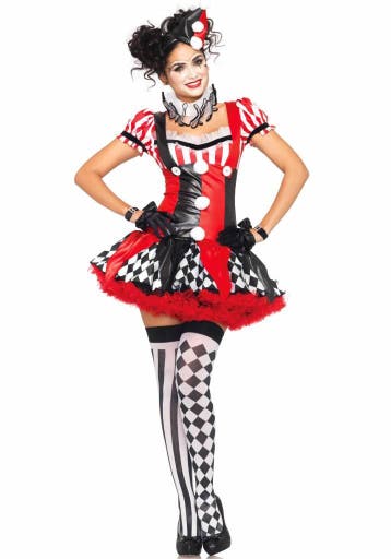 Sexy Harlequin Clown Kostuum, Ophalen of Verzenden, Nieuw