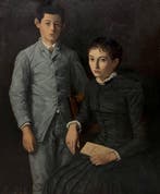 Norwegian School (c. 1900) - A Family of Two