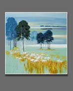 Clelia - Cerulean Grove Serenity, Antiek en Kunst