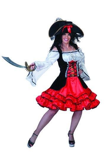 Carnavalskostuum: Piratenvrouw Sailora, Kleding | Dames, Carnavalskleding en Feestkleding, Nieuw, Ophalen of Verzenden